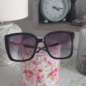 Black Oversized Square Sunglasses